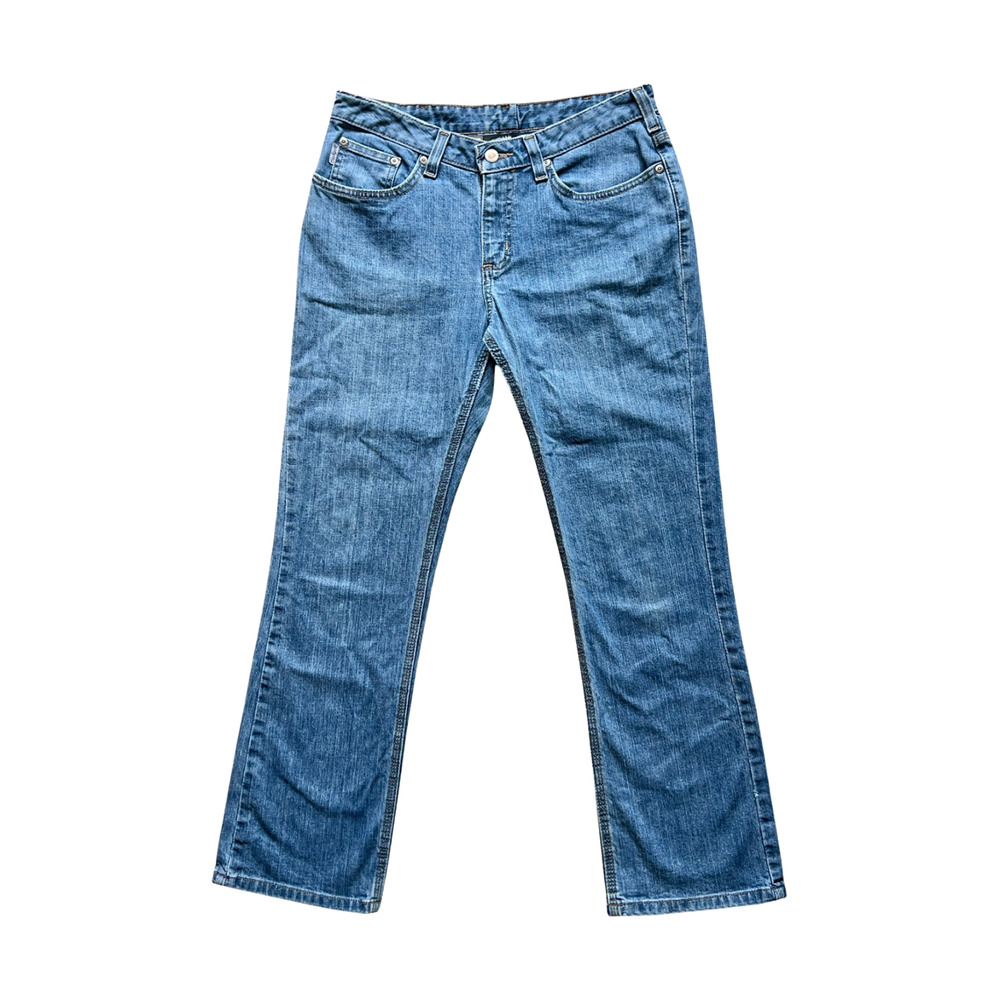 Carhartt Traditional Fit Jeans 8 x 28 Medium Wash Straight Leg Classic Workwear